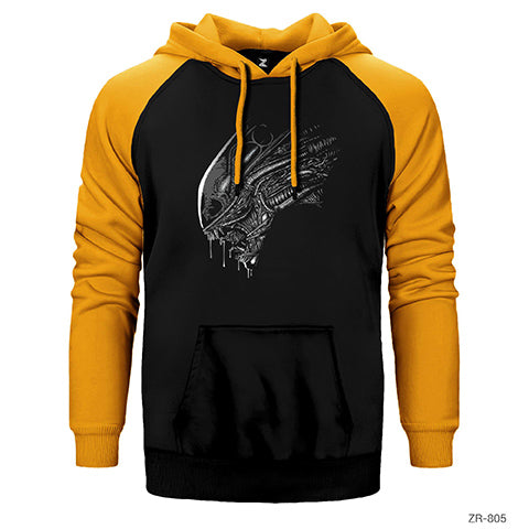 Predator Çift Renk Reglan Kol Sweatshirt / Hoodie