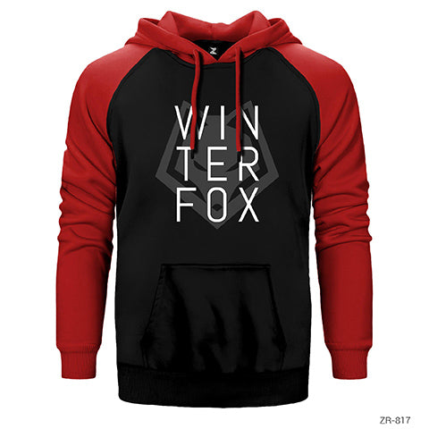 Team Winterfox Çift Renk Reglan Kol Sweatshirt / Hoodie