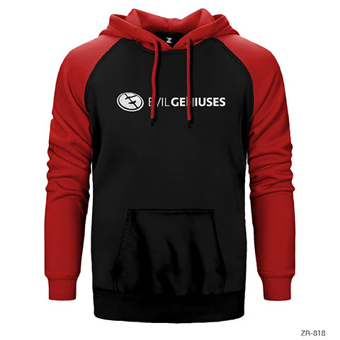 Team Evil Geniuses Çift Renk Reglan Kol Sweatshirt / Hoodie