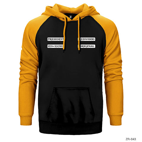 Sons of Anarchy Patch Mix Çift Renk Reglan Kol Sweatshirt / Hoodie