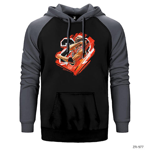 Jordan 23 Brush Çift Renk Reglan Kol Sweatshirt / Hoodie