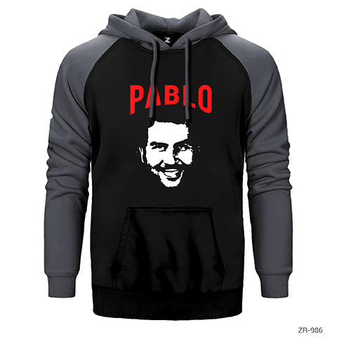Narcos Pablo Çift Renk Reglan Kol Sweatshirt / Hoodie