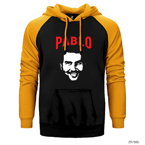 Narcos Pablo Çift Renk Reglan Kol Sweatshirt / Hoodie