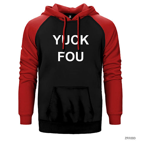Yuck Fou Çift Renk Reglan Kol Sweatshirt / Hoodie