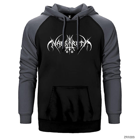 Nargoroth Çift Renk Reglan Kol Sweatshirt / Hoodie