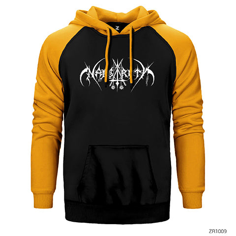 Nargoroth Çift Renk Reglan Kol Sweatshirt / Hoodie