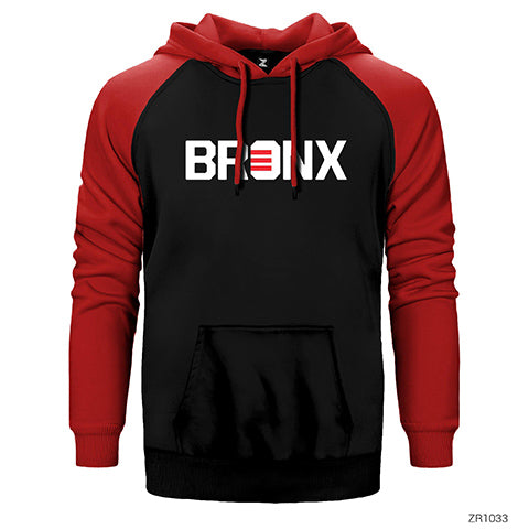Bronx Çift Renk Reglan Kol Sweatshirt / Hoodie