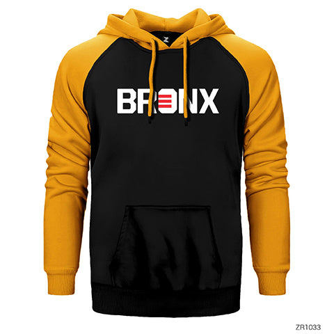 Bronx Çift Renk Reglan Kol Sweatshirt / Hoodie