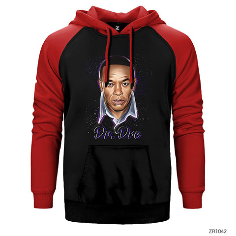 Dr Dre Digital Draw Çift Renk Reglan Kol Sweatshirt / Hoodie