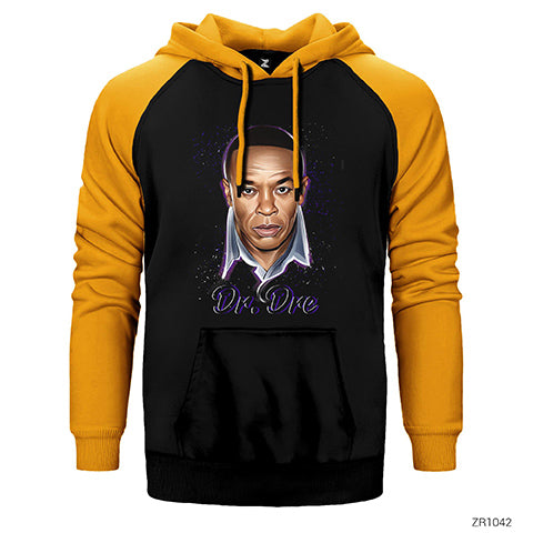 Dr Dre Digital Draw Çift Renk Reglan Kol Sweatshirt / Hoodie