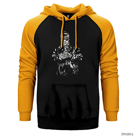 Eazy Zombie Çift Renk Reglan Kol Sweatshirt / Hoodie