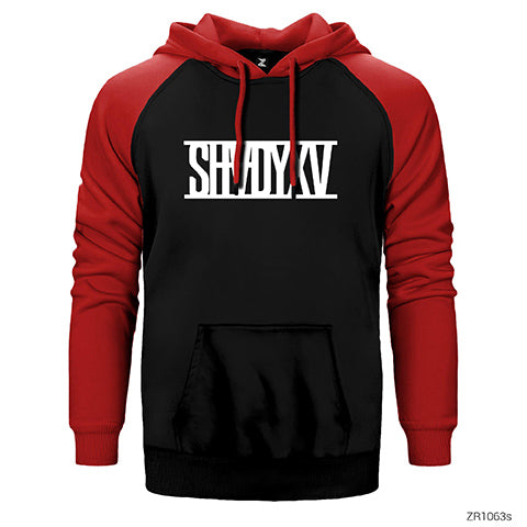 Eminem Shady XV Classic Çift Renk Reglan Kol Sweatshirt / Hoodie