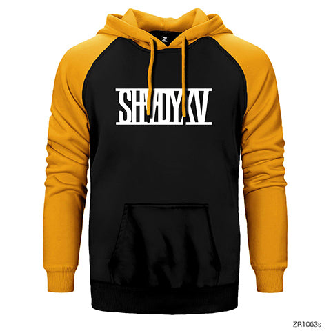 Eminem Shady XV Classic Çift Renk Reglan Kol Sweatshirt / Hoodie