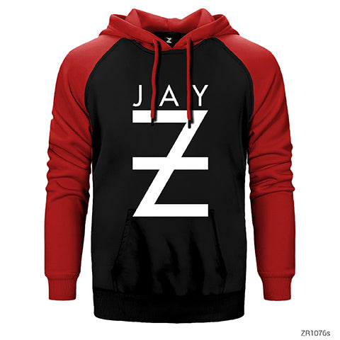 Jay Z Çift Renk Reglan Kol Sweatshirt / Hoodie