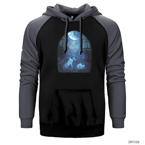 Alcest Ecailles De Lune Çift Renk Reglan Kol Sweatshirt / Hoodie