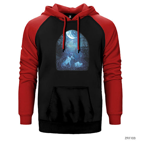 Alcest Ecailles De Lune Çift Renk Reglan Kol Sweatshirt / Hoodie