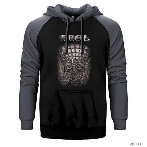 Tool 2 Çift Renk Reglan Kol Sweatshirt / Hoodie