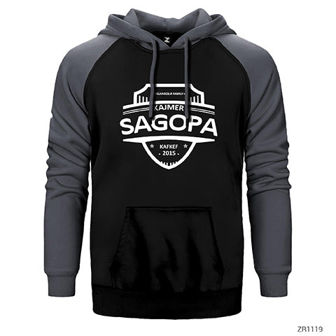 Sagopa Kajmer Melankolia Family Çift Renk Reglan Kol Sweatshirt / Hoodie