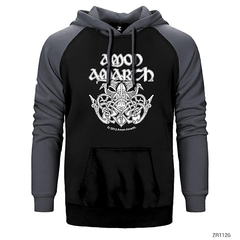 Amon Amart Battle Çift Renk Reglan Kol Sweatshirt / Hoodie