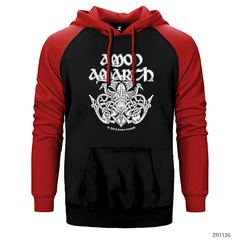 Amon Amart Battle Çift Renk Reglan Kol Sweatshirt / Hoodie