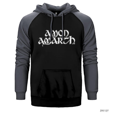 Amon Amarth Classic Çift Renk Reglan Kol Sweatshirt / Hoodie