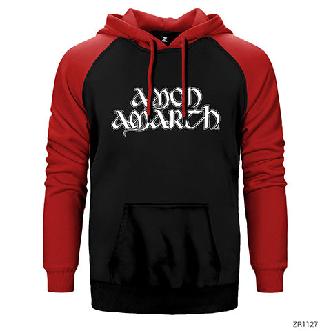 Amon Amarth Classic Çift Renk Reglan Kol Sweatshirt / Hoodie