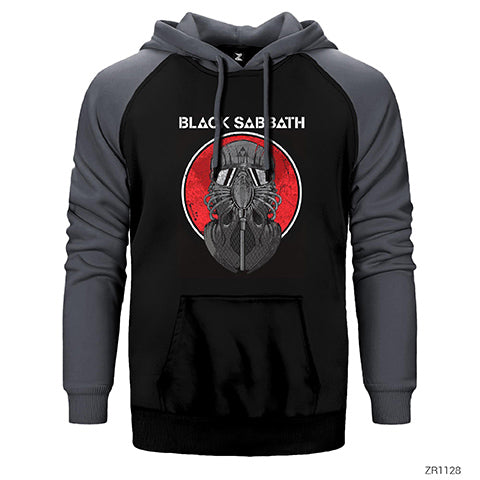 Black Sabbath Red Çift Renk Reglan Kol Sweatshirt / Hoodie