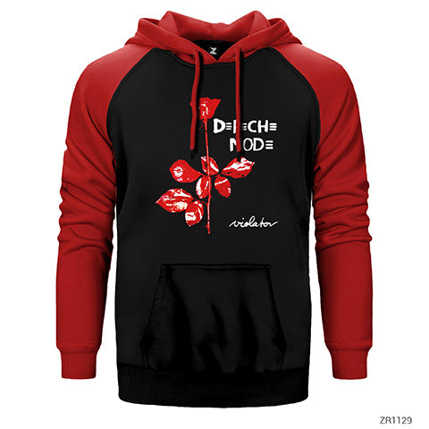 Depeche Mode Çift Renk Reglan Kol Sweatshirt / Hoodie