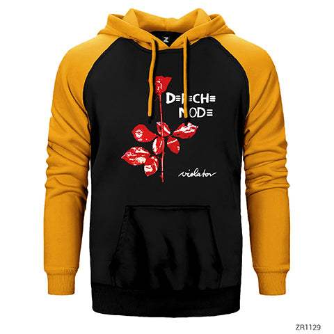 Depeche Mode Çift Renk Reglan Kol Sweatshirt / Hoodie