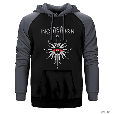 Dragon Age Inquisition Çift Renk Reglan Kol Sweatshirt / Hoodie