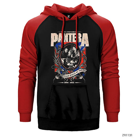 Pantera 20th Anniversary Çift Renk Reglan Kol Sweatshirt / Hoodie