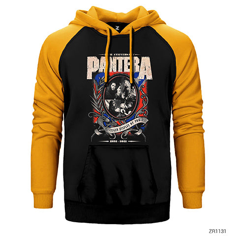 Pantera 20th Anniversary Çift Renk Reglan Kol Sweatshirt / Hoodie