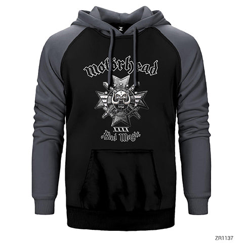 Motörhead Bad Magic Çift Renk Reglan Kol Sweatshirt / Hoodie