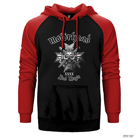Motörhead Bad Magic Çift Renk Reglan Kol Sweatshirt / Hoodie