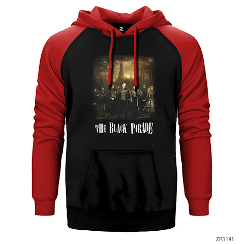 The Black Parade Çift Renk Reglan Kol Sweatshirt / Hoodie