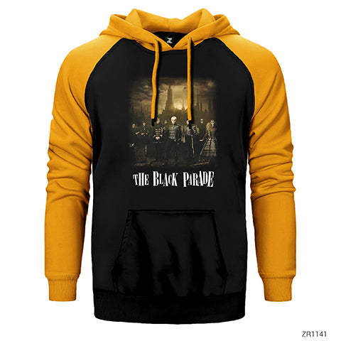 The Black Parade Çift Renk Reglan Kol Sweatshirt / Hoodie