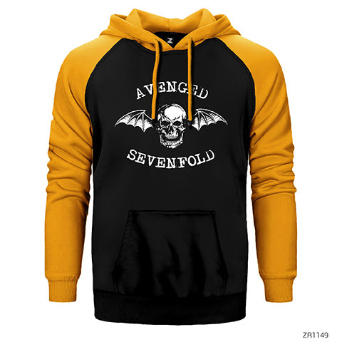 Avenged Sevenfold Classic Çift Renk Reglan Kol Sweatshirt / Hoodie