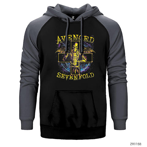 Avenged Sevenfold Stellar Çift Renk Reglan Kol Sweatshirt / Hoodie