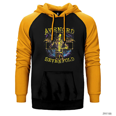 Avenged Sevenfold Stellar Çift Renk Reglan Kol Sweatshirt / Hoodie