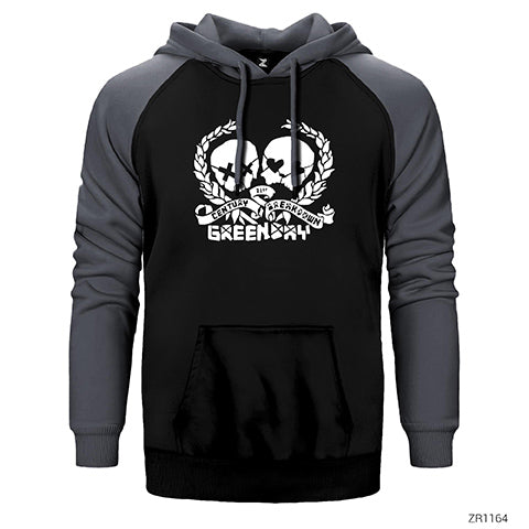 Greenday 21st Century Breakdown Çift Renk Reglan Kol Sweatshirt / Hoodie