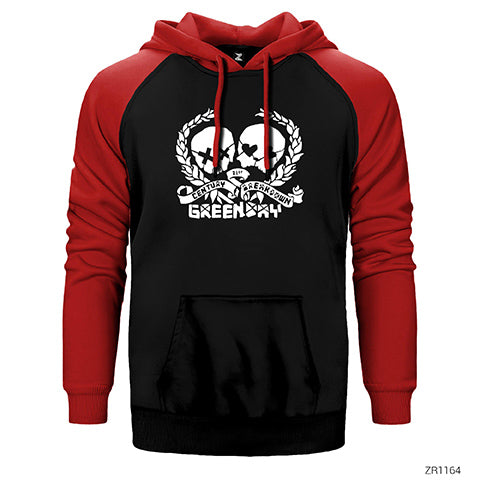 Greenday 21st Century Breakdown Çift Renk Reglan Kol Sweatshirt / Hoodie