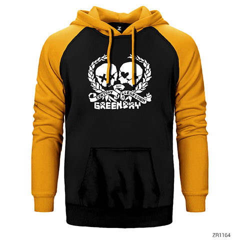 Greenday 21st Century Breakdown Çift Renk Reglan Kol Sweatshirt / Hoodie