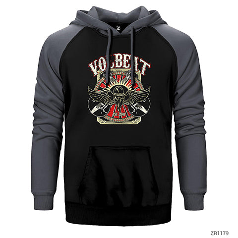 Volbeat Çift Renk Reglan Kol Sweatshirt / Hoodie