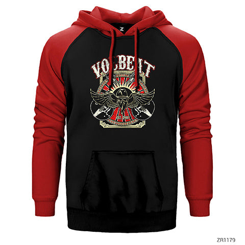 Volbeat Çift Renk Reglan Kol Sweatshirt / Hoodie