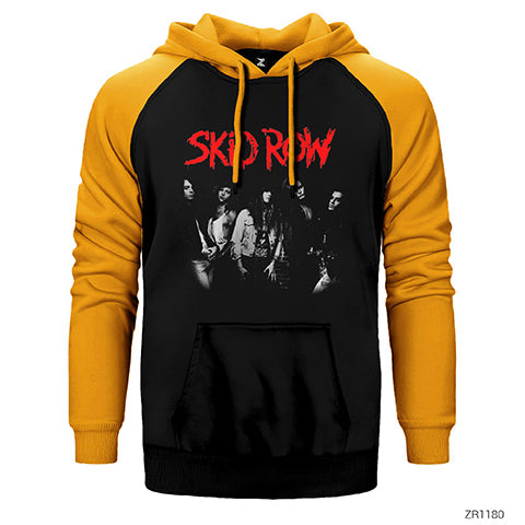 Skidrow Çift Renk Reglan Kol Sweatshirt / Hoodie