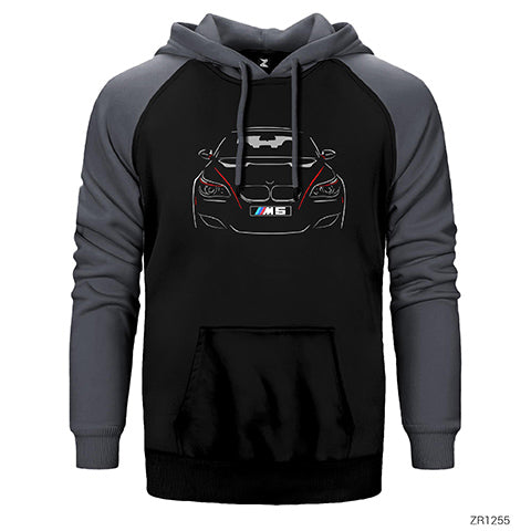 Bmw M5 Çift Renk Reglan Kol Sweatshirt / Hoodie