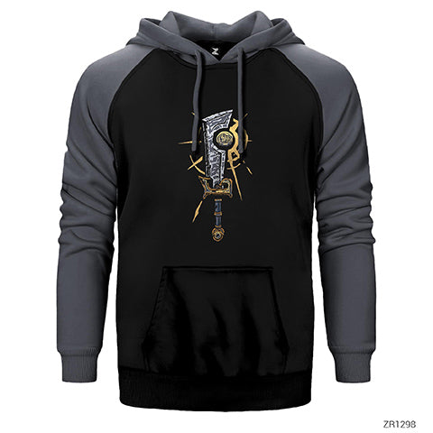 World of Warcraft Holy Light Asgbringer Çift Renk Reglan Kol Sweatshirt / Hoodie