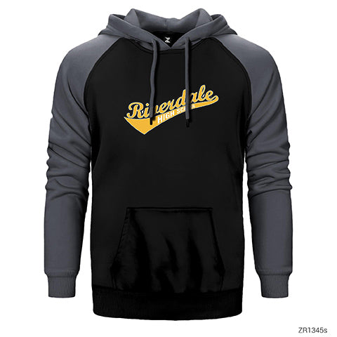 Riverdale High School Çift Renk Reglan Kol Sweatshirt / Hoodie