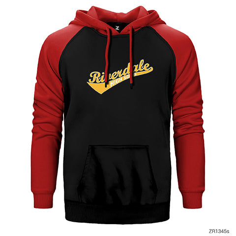 Riverdale High School Çift Renk Reglan Kol Sweatshirt / Hoodie