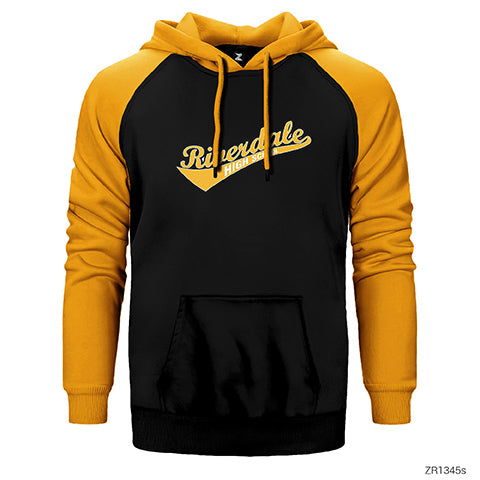 Riverdale High School Çift Renk Reglan Kol Sweatshirt / Hoodie